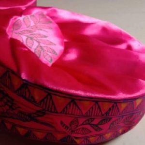 Silk Pink Mithila Pagh Best 4 Home use